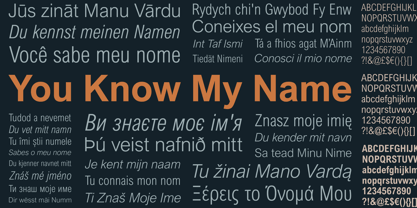 Arial Nova Font Poster 3